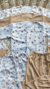 18 Pcs Baju Bayi Celana Bayi Baru Lahir Gift Set Kado Lahiran Bayi Baru Lahir 0-3 bulan