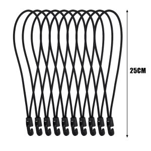 Multifunctional Elastic Bungee Ropes with Hook for Camping Luggage Bikes Cars Cord Fixed Ties High Elasticity Expander Rope Tool