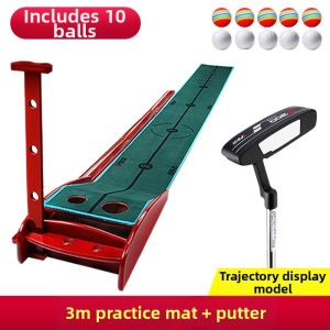 PGM GOLF | Indoor Golf Putting Practice Device For Home Use With Wooden Design