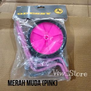 Roda Samping Sepeda Anak 12 16 20 Roda Bantu Sepeda Mini BMX Roda Samping Odessy