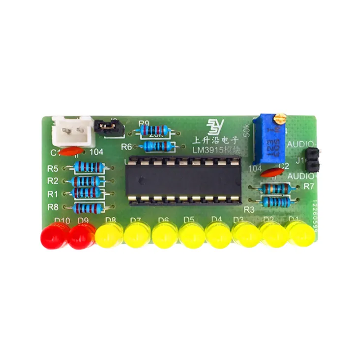 Fun 10 Segment Audio Level Indicator Kit Electronic Craft Soldering ...