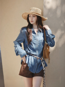 MEIZISHULE | Korean Style Casual Commute Wear Tencel 100% Shirt
