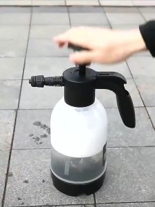 🐻DAILY2U🐻 2000ML Foam Wash Car Spray Bottle High Pressure Spray Gun Manual Air Pressure Water Jet For Garden Car Wash
