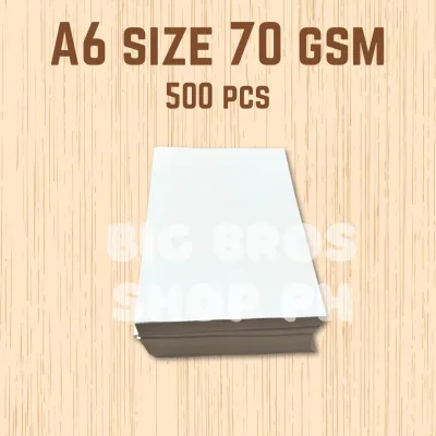 Hard Copy A5 or A6 - 70 gsm - 1 ream (500pcs) - Office Stationery