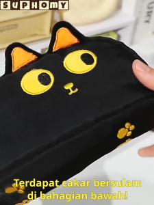 Pencil Case Cartoon Cute Capybara Pencil Box Large Capacity Pencel Case Stationery Bag Durable Waterproof Multi-Compartment KOTAK PENSEL