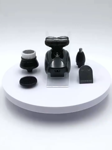 Máy Cạo Râu Cắt Tóc Cạo Trọc Đầu RQ-818 5 Lưỡi Dùng Cho Người Đầu Hói