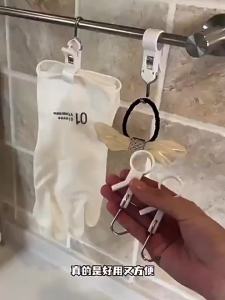 YUHANG | No-Drill Kitchen Door Hook Hat Organizer Stainless Steel Two-in-One Multi-Function S-Hook
