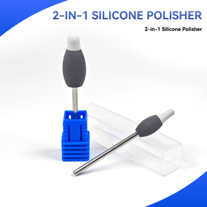 Dental 2-in-1 Double Layer Design Silicone Polisher For Polishing and Grinding Before Zirconia Crystallization Egg Round Shape