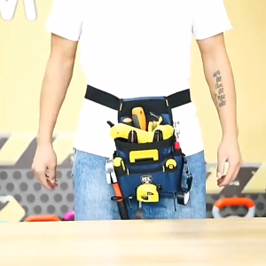 ⭐️【Local warehouse+COD】⭐Hardware Waist Tool Storage Bag Kit Electrician Tool Waist Bag Organizer Wrench Hardware Storage Pouch Drill Bag Multifunctional Electrician Tool Bags