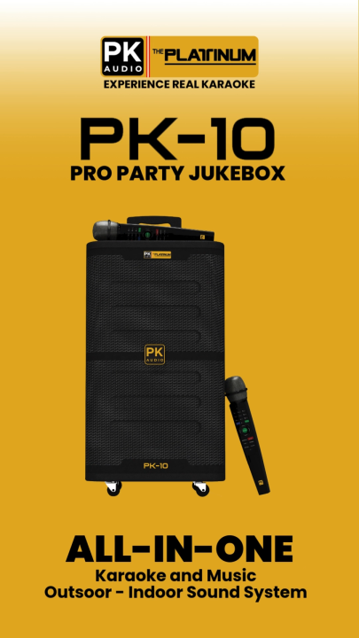 Platinum Karaoke PK10 Pro Party Jukebox Bluetooth Speaker | Lazada Philippines