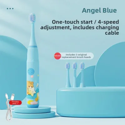 Antibacterial Soft Bristle Kids Electric Toothbrush