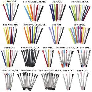 JCD Metal Telescopic Stylus Plastic Stylus Touch Screen Pen For NDS NDSL NDSi WIIU 2DS 3DS XL LL New 3DSXL 3DSLL 2DSLL 2DSXL