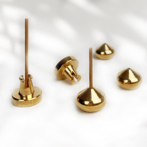 Đế Cắm Nhang Trầm Hương Đồng Đúc Hình Bầu/Núi Phong Cách Tối Giản