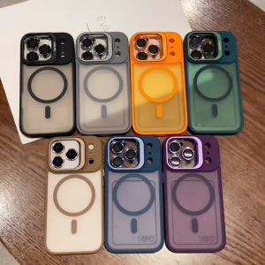 ELEVEN 2 Invisible Hinge Lens Protection Anti-drop Magnetic Charging Matte Case for iPhone 18 17 16 15 14 13 12 11 Pro Max / 14 15 Plus Air