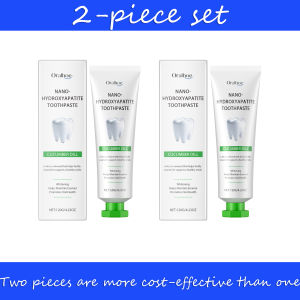 oralhoe | Hydroxyapatite Toothpaste Enamel Repair Oral Hygiene Cleaning Stain Removal Fresh Breath Hydroxyapatite Brightening Toothpaste