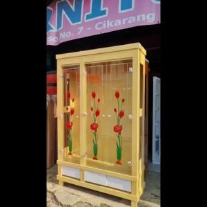 (Gratis Ongkir) Lemari Gamis 3 Pintu