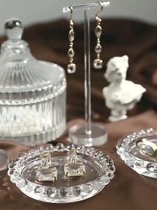 Tatakan Gelas Lilin & Piring Kaca Korea: Aksesoris Desain & Properti Foto