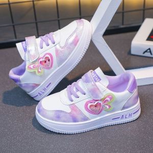 เด็กผู้หญิงสไตล์ใหม่แฟชั่นรองเท้ากีฬาลําลอง 8-14 ปีเด็กผู้หญิงรองเท้าผ้าใบทุกคู่สบาย