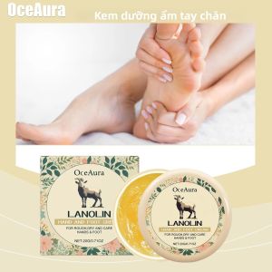 Kem Dưỡng Ẩm Tay Và Chân OceAura Dưỡng Ẩm Sâu Chăm Sóc Da Không Nhờn 20g Kem Dưỡng Thể Gốc Lanolin Dành Cho Nữ