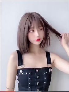 Tóc giả nguyên đầu Nhà Mây tóc giả nữ cả đầu vic thẳng-M28