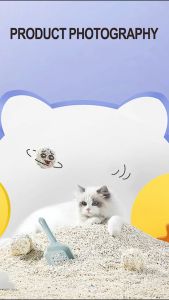 10KG/30L Mixed Cat Litter Sand Bentonite Cat Litter Deodorized Cat Litter Quickly Absorbs Water and Reduces Dust