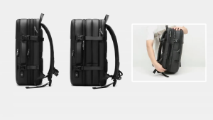 Balo laptop Seachoice SC 1776 Mở rộng 10cm công suất lớn máy tính xách tay 17.3inch vải Oxford chống thấm nước và có cổng sạc USB