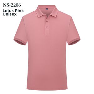 Custom Logo Breathable and Sweat Absorbent Polo Workwear Short Sleeve Cotton