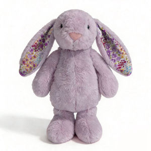 Floral Fabric Bunny Plush Toy