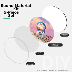 XYBP | Magnetic DIY Sticker Materials Transparent Cube
