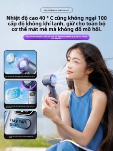 MUXNW | Portable Mini Handheld Fan with Mist Cooling and Long Battery Life