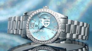 Pagani Design | 2026 New PAGANI DESIGN Exquisite Womens Diamond Quartz Watch Sapphire Glass Elegant Generous and Simple Womens Watch