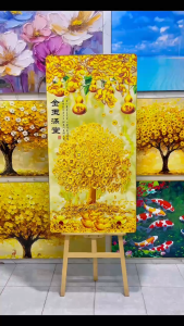 Tranh Cây Kim Tiền Tranh Tài Lộc Tranh Phú Quý Tranh Canvas Tranh Tráng Gương Tranh Trang Trí