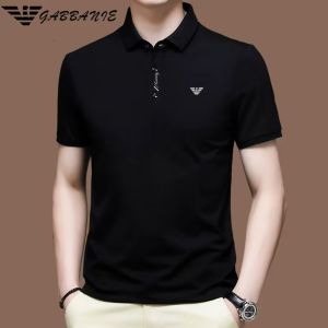 Áo Thun Polo Nam Tay Ngắn Mùa Hè Mới Cotton Nguyên Chất Cổ Polo Công Sở Thường Ngày Thời Trang Tay Lửng Áo Thun Thoải Mái Thoáng Khí