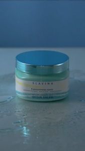 SLAVINA Organic Rice Body Scrub Ocean Dream | lulur badan eksfoliasi mencerahkan kulit