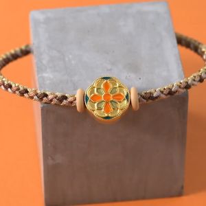 Chow Sang Sang 周生生 Cultural Blessings Daily Bliss 999 24K Pure Gold Bracelet 92611B