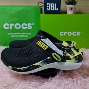 คลองซีมาใหม่: ความสวยงามและคุณภาพสูงสำหรับสินค้า รองเท้าแตะ Crocs ผช รองเท้าหัวโต 360° มาเดิม พื้นนิ่มกว่าเดิม