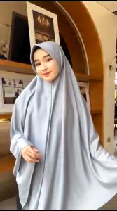 Hijab Khimar Pad Jilbab Instan Jumbo Bahan Hyget Premium