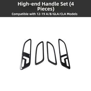 Carbon Fiber Decorative Stickers for Mercedes a Class B Class GLA Modified AMG Center Console CLA Dashboard Air Outlet Decorations