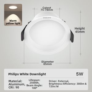 Philips | Anti-glare Recessed Narrow Edge Chandelier