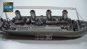 Mô Hình 3D Kim Loại Lắp Ráp Tàu Titanic [Chưa Lắp]