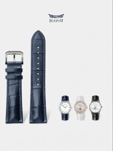 JEAYOU | Alligator Leather Watch Strap for Blancpain Fifty Fathoms Moon Beauty