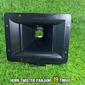 Horn Corong Tweeter 15x19 Plastik / Corong Twiter 15x19cm Bahan PVC Tebal