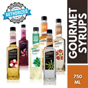 DaVinci Gourmet Shortbread Cookies Syrup 750ml — Buttery Cookie Flavor for Coffee Milk Tea & Desserts