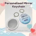 Carry- On Personalized Compact Mirror. 