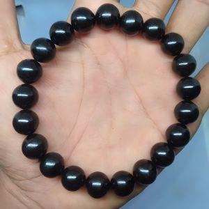 Gelang kayu galih kelor hitam super 8mm