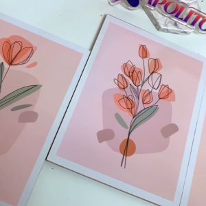 Hiasan Dinding Bunga 15x20 cm: Dekorasi Ruangan Interior