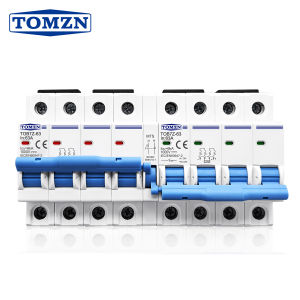 Cầu Dao Chuyển Đổi Nguồn Kép TOMZN DC MTS 4P Plus 4P Bộ Ngắt Mạch Tự Động MCB Cho Hệ Thống Điện Mặt Trời - Bộ Ngắt Mạch Mini
