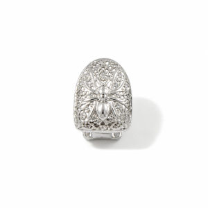 Adorable Animal-Shaped Single Tooth Ring Spider Matte Style Personalized Gold Teeth For Men And Women HIPHOP Jewelry Accessory