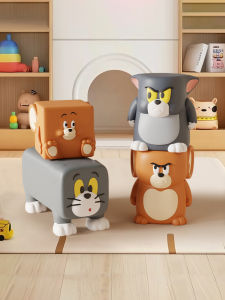 เก้าอี้รองเท้าลายการ์ตูน Tom Cat น่ารัก สร้างสรรค์ สำหรับใช้ในบ้าน โซฟาในห้องนั่งเล่น บ้าน วัสดุพลาสติก แหล่งกำเนิด Guangdong