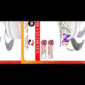 Đèn quạt trần pha lê - Đèn quạt trần led hiện đại - Quạt trần giấu cánh QVifa-09-24 lắp phòng khách nhà thờSalon tóc